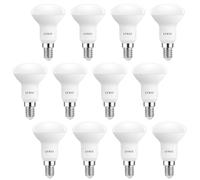 LVWIT 6.5W Reflecteur Ampoules LED E14 R50, Equivalent à Ampoule Incandescence 60W, 806LM 2700K Blanc Chaud, Non Dimmable, Lot de 12