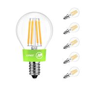 LVWIT Ampoule E14 Blanc Chaud, 2.2W Ampoule LED Classe A, Equivalent à Ampoules halogène 40W, 470LM, Ampoules Filament Basse Consommation P45, 2700K, Lot de 6, Non-Dimmable