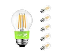 LVWIT Ampoule E27 Blanc Chaud Classe A, 2.2W Ampoule Filament G45, Equivalent à Ampoules halogène 40W, Ampoules Vis Gros Culot 470LM, Ampoules Golf 2700K, Lot de 6, Non-Dimmable
