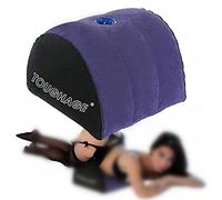 LVYIQI Accessoires de Coussin auxiliaires gonflables multifonctionnels Simples avec Un Trou Rond au Milieu du Bleu