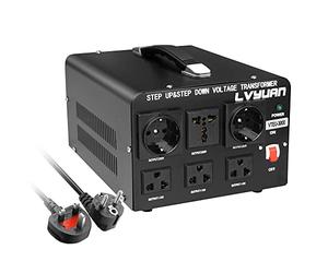 LVYUAN 3000W Transformateur de tension 110V USA 3000 VA, Entrée : 110 V ou 220 V/Sortie : 110 V et 220 V