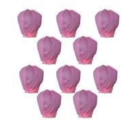 LVYUDS 10 Pièces Lanterne Volante Prières pour des Bénédictions Lanternes Célestes Chinoises Installation Portable pour L'extérieur Plages(Pink)