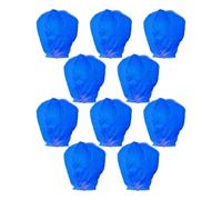LVYUDS 10 Pièces Lanterne Volante Prières pour des Bénédictions Lanternes Célestes Chinoises Installation Portable pour L'extérieur Plages(Bleu)
