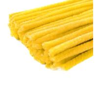 LVYUDS Colorés Fil Chenille Faciles à Modeler 11.81in Cure Pipe Pour Loisirs Créatifs Portables Chenille Loisir Creatif Encryptés Pour Les âges(2000pcs,30CM_YELLOW A)