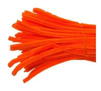 LVYUDS Colorés Fil Chenille Faciles à Modeler 11.81in Cure Pipe Pour Loisirs Créatifs Portables Chenille Loisir Creatif Encryptés Pour Les âges(1000pcs,30CM_ORANGE A)