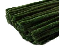 LVYUDS Colorés Fil Chenille Faciles à Modeler 11.81in Cure Pipe Pour Loisirs Créatifs Portables Chenille Loisir Creatif Encryptés Pour Les âges(1500pcs,30CM_GREEN F)