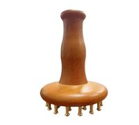 LVYUDS Laiton Maderotherapie Corps Gua Sha Circulation Déblocage Peigne Méridien Dos Abdomen Muscle Détente Anti Cellulite Brosse de Massage Cicatrisation(29 Nail - Set of 4)