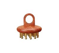 LVYUDS Laiton Maderotherapie Corps Gua Sha Circulation Déblocage Peigne Méridien Dos Abdomen Muscle Détente Anti Cellulite Brosse de Massage Cicatrisation(19 Nail Finger Ring - Set of 4)