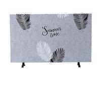 LVYUDS Tout Inclus Protections écrans TV, étanche à la Poussière Tissu Hautement élastique Housse écran TV en Vigueur 32-75 Pouces Téléviseur LCD Maison Décoration(32 inches,Leaves-B)