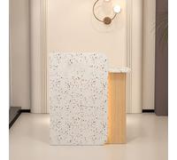 LVYWEX Bureau De RéCeption, Comptoir de Caisse avec Tiroirs De Rangement Et Étagères Ouvertes pour Grande Banque d'accueil pour Bureau, HôTel, Salon(Multicolored+Yellow,39in)