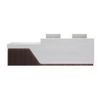 LVYWEX Comptoir de RéCeption Moderne avec LED, Bureau d'accueil pour Bureau