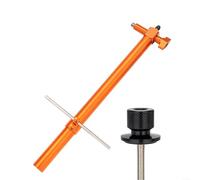 LVYXON Ajusteur de symétrie de poignée de vélo, outil d'alignement du levier de vélo - Réglage symétrique horizontal gauche et droit pour leviers alignés des deux côtés (orange)