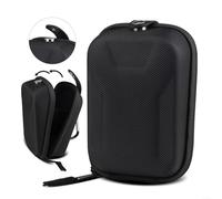 LVYXON Étui de protection pour télémètre avec fermeture magnétique, sac de transport en tissu Oxford EVA pour golf, chasse, appareils de vision nocturne, noir et rouge, Noir