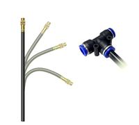 LVYXON Kit d'irrigation goutte à goutte réglable avec pulvérisateurs rotatifs de 13 ou 19, système d'arrosage de jardin de 12 m/18 m pour plantes d'extérieur, balcon et serre, compatible avec filetage