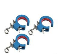 LVYXON Lot de 3 poulies de pont, poulie de câble, guide de câblage, outil auxiliaire, rouleau de câble de tirage, poulie de câble décorative (bleu)