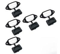LVYXON Lot de 5 cache-poussière pour port de charge de véhicule électrique 2P 250 V - Protection en silicone pour prise électrique - Noir