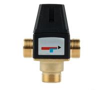 LVYXON Mitigeur thermostatique à 3 voies avec contrôle de la température 35-60 °C DN20 filetage mâle en laiton Protection de sécurité pour l'eau chaude (DN20)