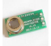 LVYXON Module amplificateur photodiode pour détection d'intensité lumineuse, zone photosensible 4,5 x 4,5 mm², plage spectrale 450-1050 nm, compatible avec les applications Lux Meter