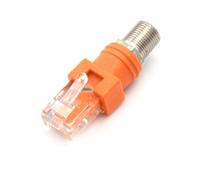 LVYXON Pour projets électroniques, coupleur coaxial, adaptateur coaxial vers Ethernet, résistance à l'abrasion, construction confortable