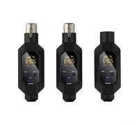LVYXON Système de microphone sans fil XLR professionnel pour micros dynamiques, portée de 80 m, audio 24 bits, échantillonnage 48 K, batterie plus de 7 heures, compatible multi-appareils, 600-690 MHz