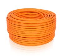 LW Electronic Câble d'Installation De Haute Qualité Cat7A 30m Gigabit POE Sans Halogène Blindage BauPVO Câble Réseau S/FTP PIMF 1200 Mhz AWG23 LSZH Cuivre Pur Câblage LAN Câble