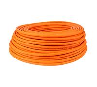LW Electronic Câble d'Installation Haute Qualité 25gbase-T / 40gbase-T Cat8.1 50m 2000 Mhz PIMF LSZH 4x2xawg23 Câble Réseau Gigabit S/FTP Câble LAN Blindé Câble Données Blindé Orange