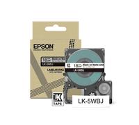Cartouche d'encre Epson LK-5WBJ pour LabelWorks LW-C410 et LW-C610 Noir sur Blanc mat Noir sur Blanc mat G