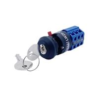 LW26-10/3S Single Hole Mounted 16.5mm Rotary Changeover Cam Switch With Lock Key Dual Power Supply electronic starter Forward And Reverse NWPNLXEA