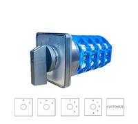 LW26-125/4 Cam Switch 2/3/4/5 Positions 125A 690V DIY Rotary Changeover Selector 16 Terminals Screws LW28 YMW26 NWPNLXEA(01234)