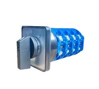 LW26-125/4 dc voltage automatic electrical changeover rotary cam switch four poles 125A sliver point