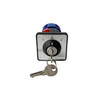 LW26-20/2 Single Hole With Key DIY 2 Poles Three Positions Dual Power electronic starter Forward And Reverse 20A NWPNLXEA(On-off 3pin)