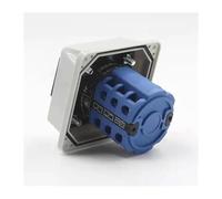 LW26-20 20A Rotary Cam Switch Changeover Switch 1 2 3 Position 1-0-2 3 Poles with IP65 Box NWPNLXEA(3 Position)