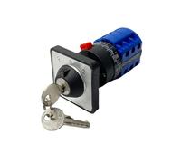 LW26-20/3S Combined Selector Control Circuit 3 Positions Single Hole Install With Key 20A 690V Rotary Cam Switch NWPNLXEA(On-off 3pin)