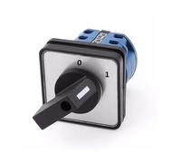 LW26-20 Rotary switch knob 2 position 0-1 ON-OFF changeover cam switch Ui 690V Ith 20A 1 pole 4 terminals NWPNLXEA
