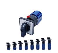 LW26-20A 690V Single Hole Mounted 22.5mm OFF-ON Power Control Selection Rotary Cam Switch Factory NWPNLXEA(Customize,3P-12 Terminals)