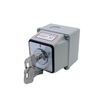 LW26-20YS5/1M Box With Lock Key 20A Power Cut-off Switching Reverse Transfer Rotary Cam Switch