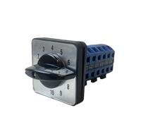 LW26-25 Rotary Cam Switch 64X64mm Panel Ui 690V 25A 6 Poles For Welding Machine 10 Position NWPNLXEA