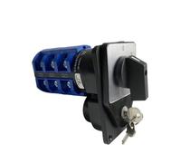 LW26-63/3 OFF-ON With Key 63A 690V Circuit Control Motoer Selector Three Poles YMW26 Changeover Rotary Cam Switch NWPNLXEA(Customize)