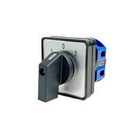 LW26 YMW26-25/1 Rotary Cam Switch 3 Position Knob Changeover Selector 25A 1 Pôle 4 Terminals MQXFCZUX(0-1 Position)