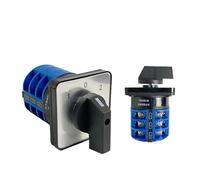 LW26 YMW26-32/3 Manual Electrical Changeover Rotary Cam Switch 3 Layers 32A 690V Three Poles Silver Co-nt-act LW28-32A NWPNLXEA(Customize)