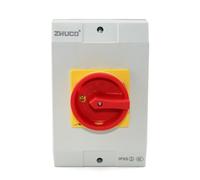 LW42BO-63/3BF 4BF 63A ON OFF deux positions 3 pôles 4 pôles commutateur de commutation de commande rotative avec boîte étanche(LW42BO-63 4BF 4P)