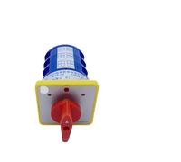LW5-40A Three Positions Electrical Manual Changeover Cam Switch 40A 500V Rotary Knob Commutateur Rotatif LW5D(2P 8Terminals) Controls Switches