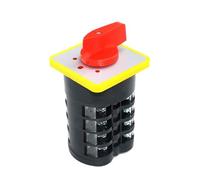 LW5D-16/D1044.4 16A 500V Sélecteur à cames inverseur 3 positions 4 pôles 16 vis à contacts argentés (1 pièce)