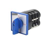 LW5D-16/YH3.3 16A Panneau bleu 4 positions 3 pôles 12 vis Voltmètre triphasé Sélecteur de conversion Commutateur à came Controls Switches