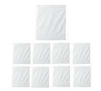 Lwaviwer Lot de 100 housses de chaussures non tissées anti-poussière avec cordon de serrage transparent 32 x 48 cm, blanc, 24X38cm