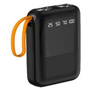 Lwaviwer Power Bank Box 3 x 18650 4 en 1 Boîte de rangement pour chargement de batterie USB de type C avec lampe de poche pour charger les téléphones mobiles, A