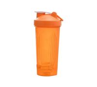 Lwaviwer Shaker Cup Sports Portable Pratique Mélangeur Tasse 600 ml Plastique Shakers Bouteille Adulte Orange