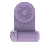 Lwaviwer Support pour appareil photo 3 en 1 - Chargement sans fil - Support magnétique pour selfie - Support anti-tremblement pour téléphones Android/iOS - Violet