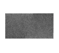 Lwaviwer Tapis de souris en feutre moulé goutte à goutte pour ordinateur de bureau, tapis de protection antidérapant, tapis de table pour ordinateur portable, gris foncé