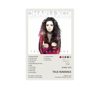 LWFKAUVBS Charli XCX - Couverture de l'album de musique True Romance - Impression sur toile - Décoration murale pour salon, chambre à coucher - 40 x 60 cm